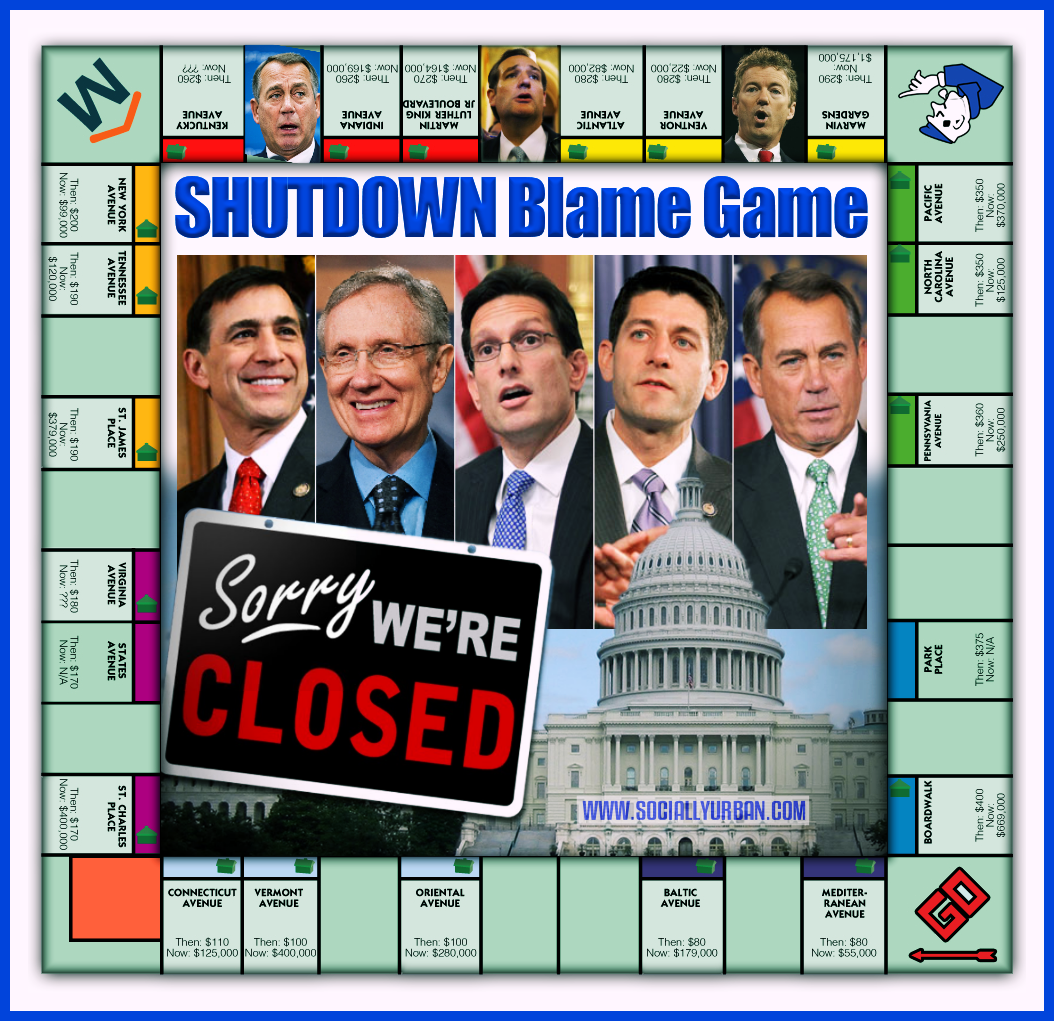 Shutdown Blame Game - Socially Urban1054 x 1021